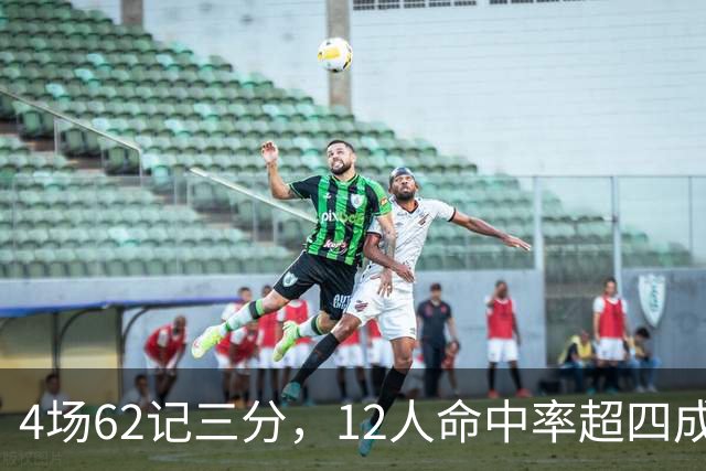 4场62记三分，12人命中率超四成：热火把最大短板投没了